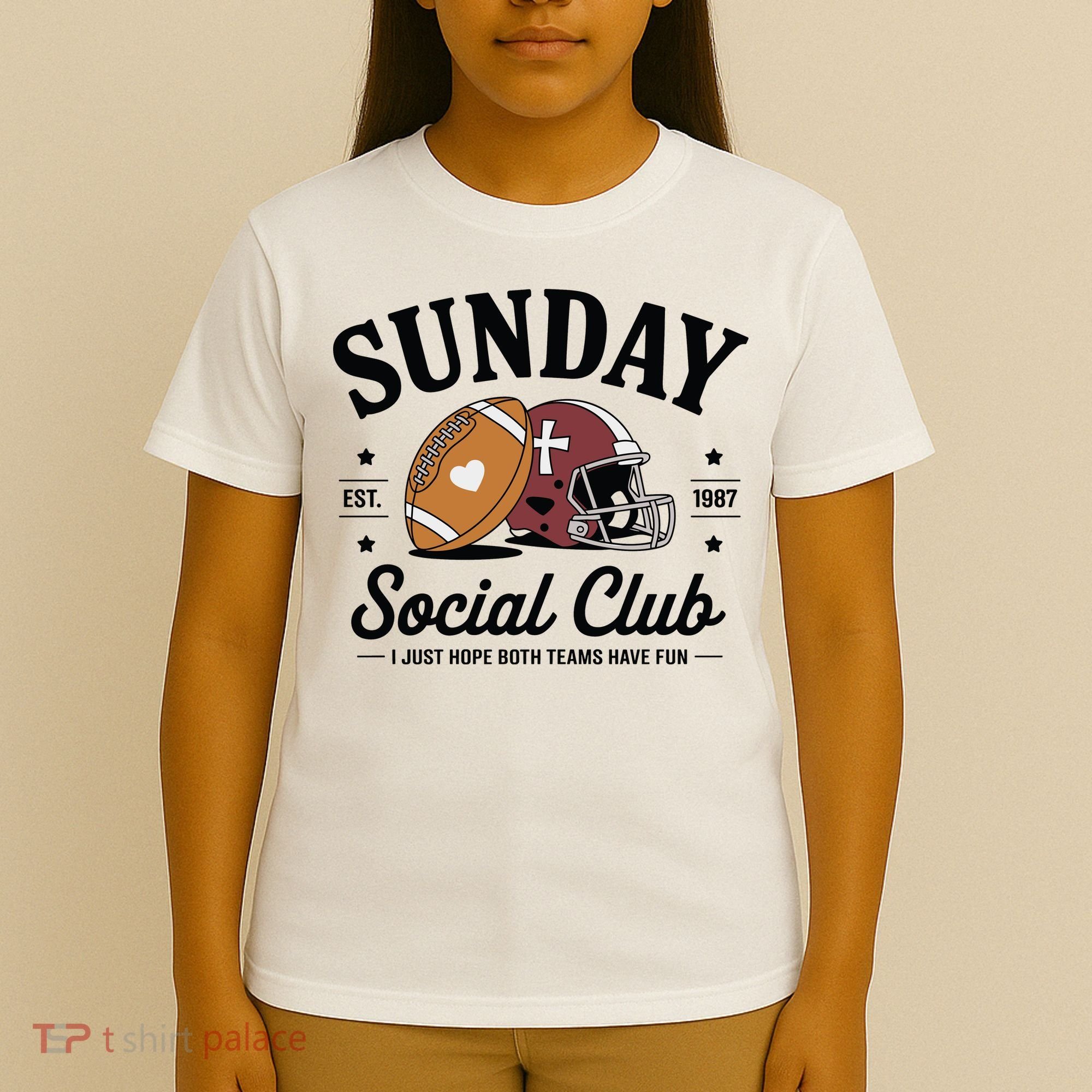 Sunday Est 1987 Social Club I Just Hope Both Teams Have Fun T-Shirt