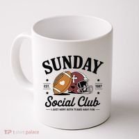 Sunday Est 1987 Social Club I Just Hope Both Teams Have Fun Coffee Mug thumb 0