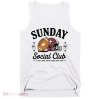 Sunday Est 1987 Social Club I Just Hope Both Teams Have Fun Tank Top thumb 0