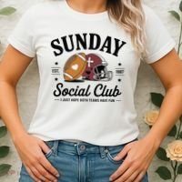 Sunday Est 1987 Social Club I Just Hope Both Teams Have Fun Women's T-Shirt thumb 2