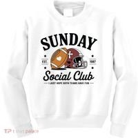 Sunday Est 1987 Social Club I Just Hope Both Teams Have Fun Kids Sweatshirt thumb 0