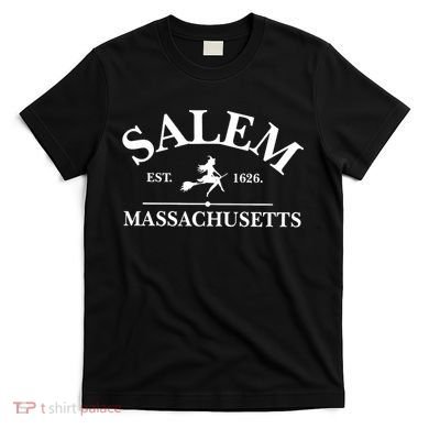 Salem Est 1626 Massachusetts Halloween Witch Wizard T-Shirt