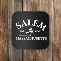 Salem Est 1626 Massachusetts Halloween Witch Wizard Coaster thumb 0