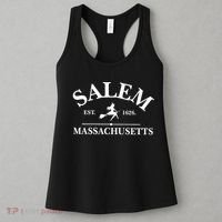Salem Est 1626 Massachusetts Halloween Witch Wizard Women's Tank Top thumb 3