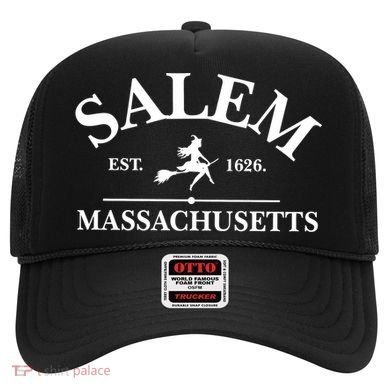 Salem Est 1626 Massachusetts Halloween Witch Wizard Hat