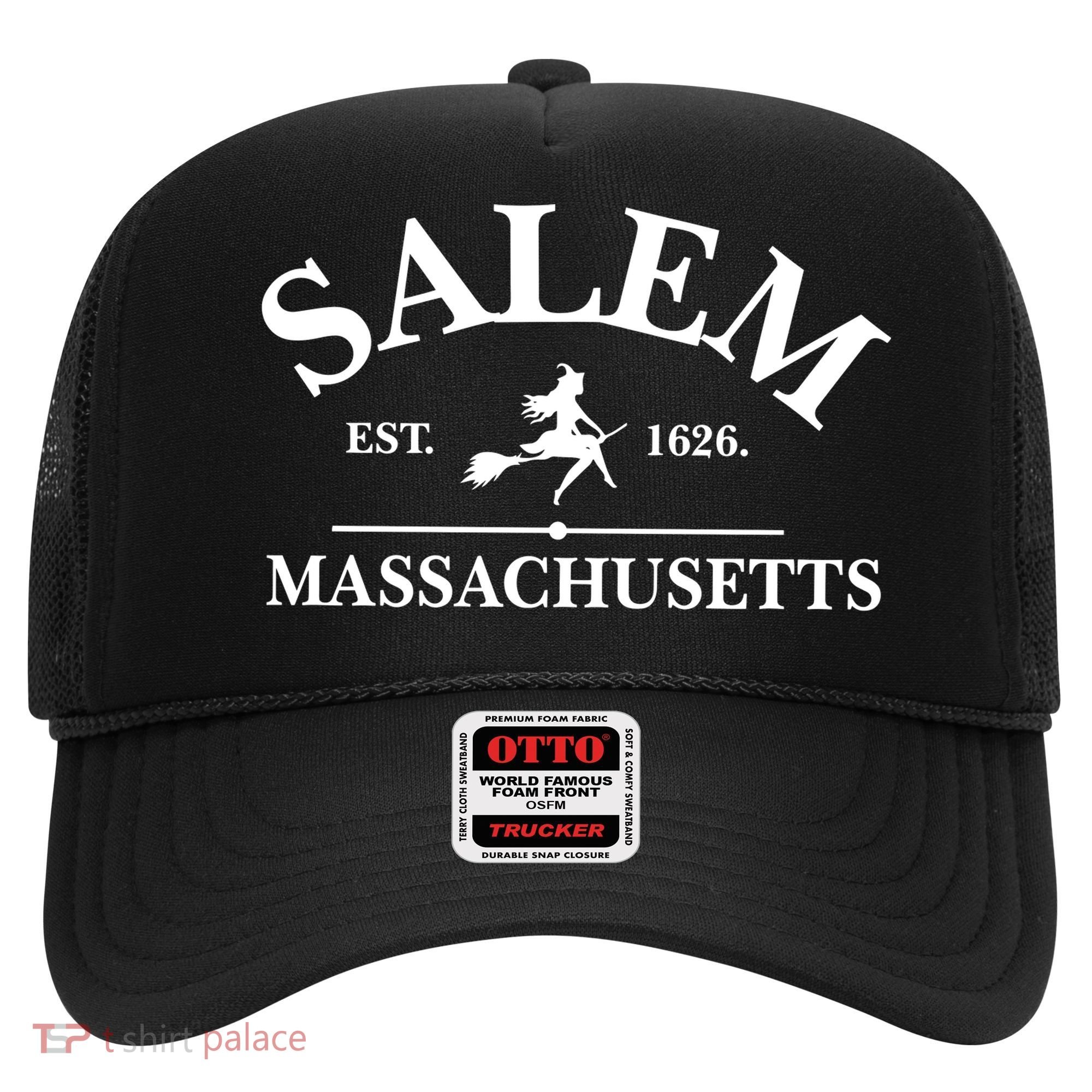 Salem Est 1626 Massachusetts Halloween Witch Wizard Hat