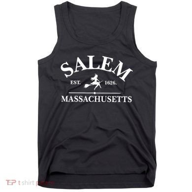Salem Est 1626 Massachusetts Halloween Witch Wizard Tank Top