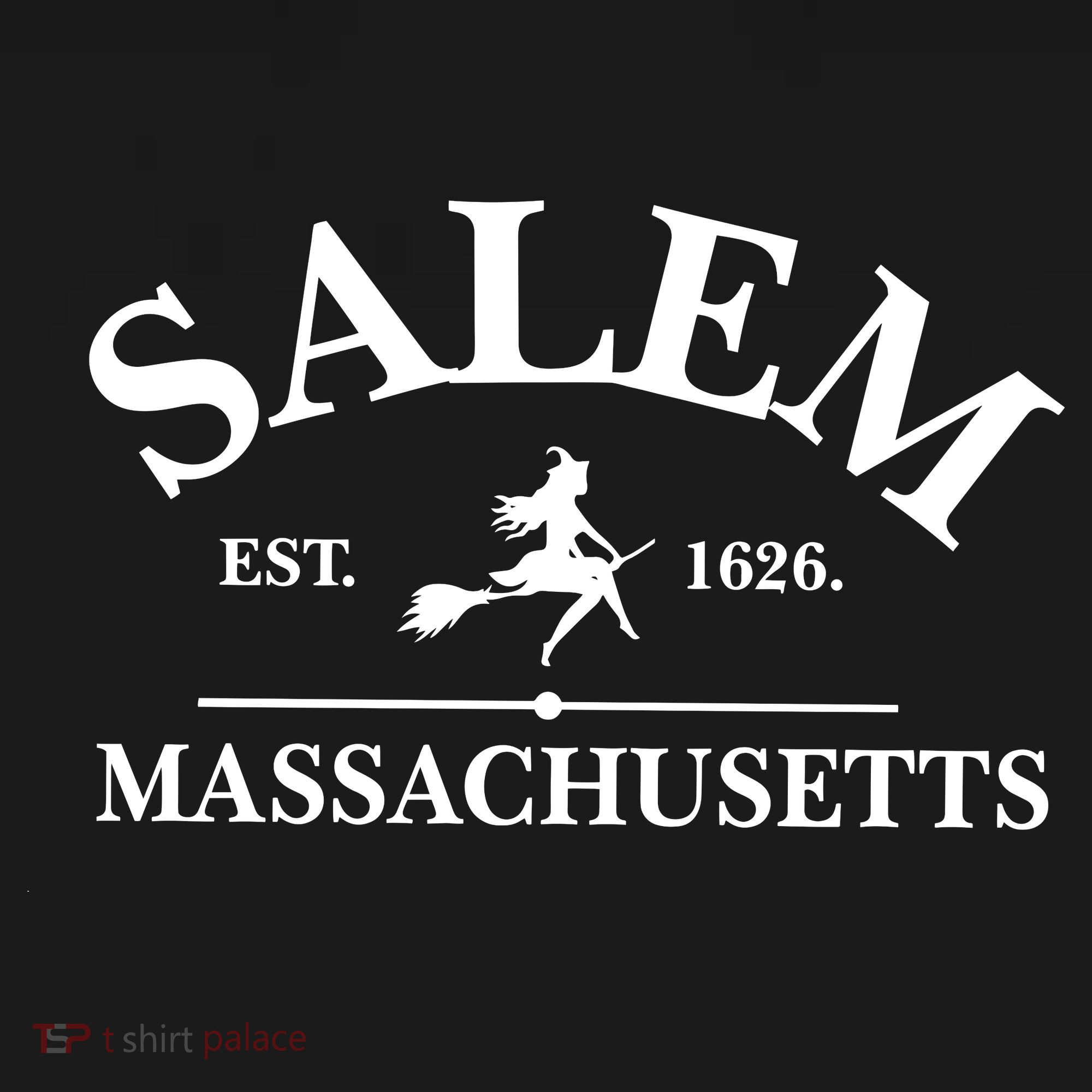 Salem Est 1626 Massachusetts Halloween Witch Wizard Kids T-Shirt