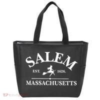 Salem Est 1626 Massachusetts Halloween Witch Wizard Tote Bag thumb 0