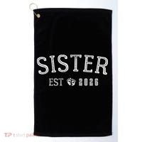 Sister EST 2026 Golf Towel thumb 0