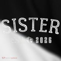 Sister EST 2026 Toddler Fine Jersey T-Shirt thumb 2