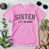 Sister EST 2026 Premium T-Shirt thumb 2