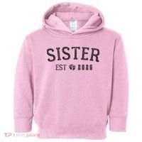 Sister EST 2026 Toddler Hoodie thumb 0