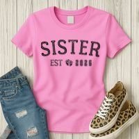 Sister EST 2026 Women's T-Shirt thumb 3