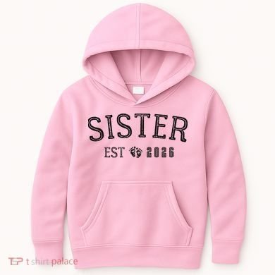 Sister EST 2026 Kids Hoodie