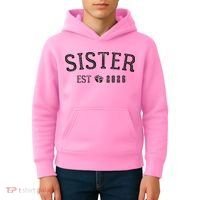 Sister EST 2026 Kids Hoodie thumb 4