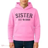 Sister EST 2026 Kids Hoodie thumb 4