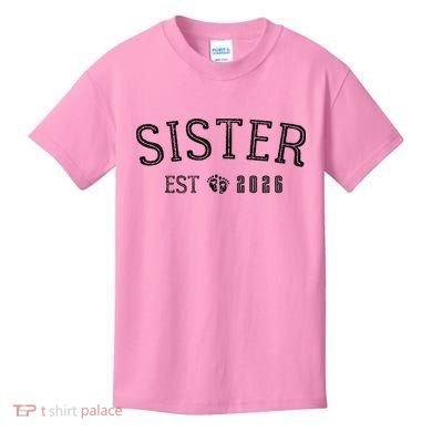 Sister EST 2026 Kids T-Shirt