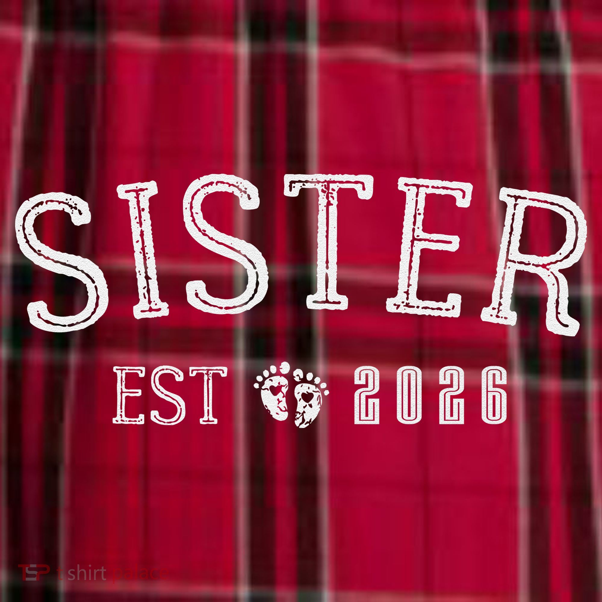 Sister EST 2026 Men's Flannel Plaid Pajama Pants