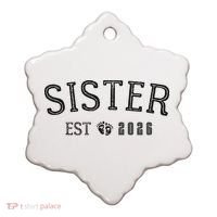 Sister EST 2026 Ceramic Ornament thumb 0