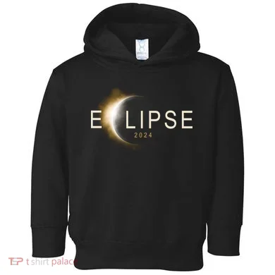 Solar Eclipse 2024 Toddler Hoodie