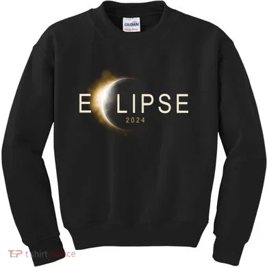 Solar Eclipse 2024 Kids Sweatshirt