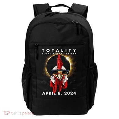 Solar Eclipse 2024 Chicken Rooster Backpack