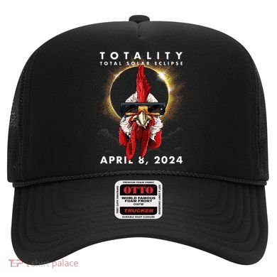 Solar Eclipse 2024 Chicken Rooster Hat
