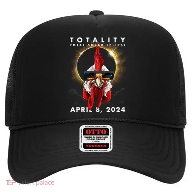 Solar Eclipse 2024 Chicken Rooster Hat