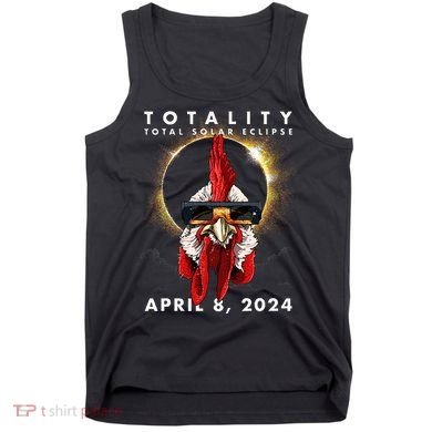 Solar Eclipse 2024 Chicken Rooster Tank Top