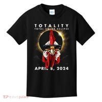 Solar Eclipse 2024 Chicken Rooster Kids T-Shirt thumb 0