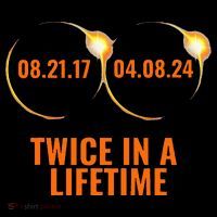 Solar Eclipse 2024 Twice In A Lifetime Solar Eclipse USA-Made Doggie Bandana thumb 2