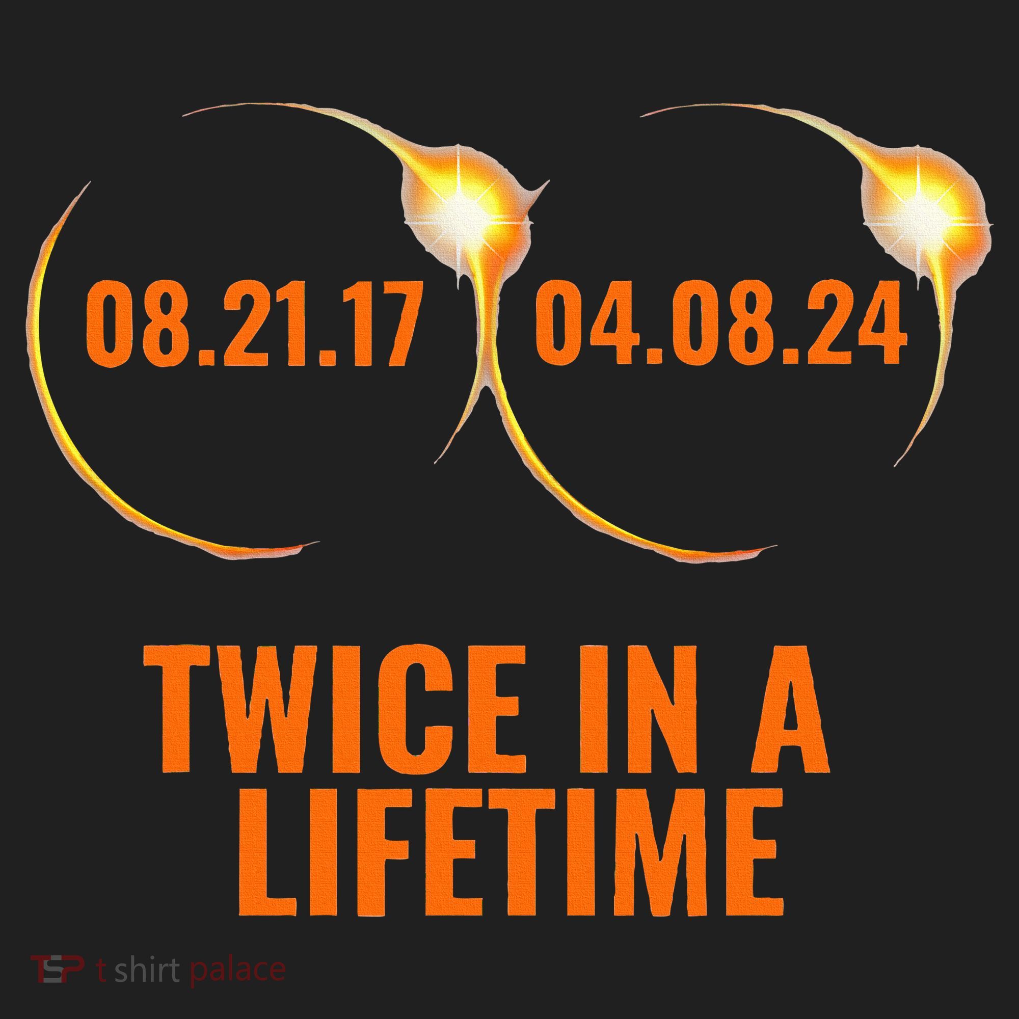 Solar Eclipse 2024 Twice In A Lifetime Solar Eclipse Golf Towel