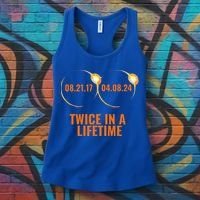 Solar Eclipse 2024 Twice In A Lifetime Solar Eclipse Women's Tank Top thumb 3
