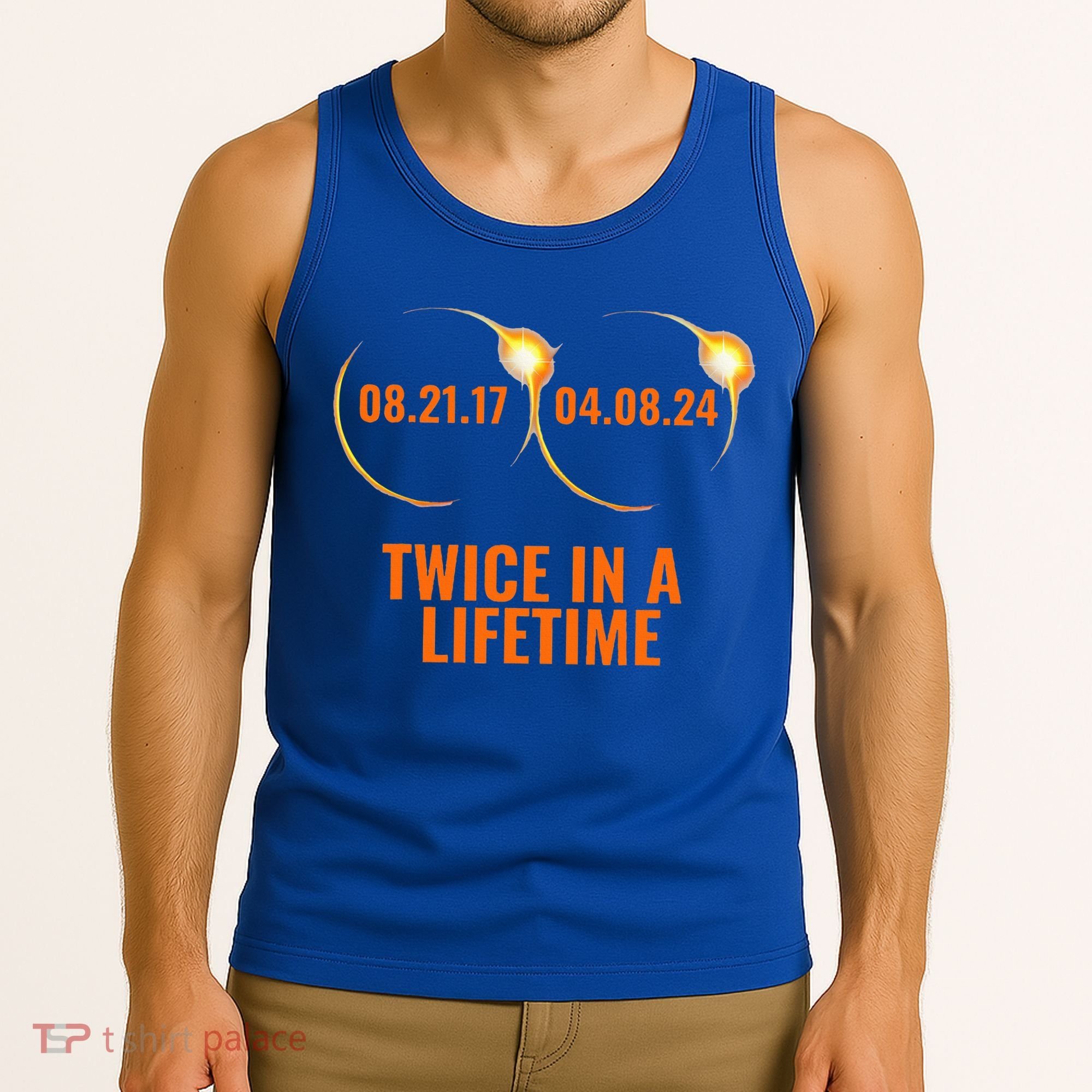 Solar Eclipse 2024 Twice In A Lifetime Solar Eclipse Tank Top