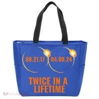 Solar Eclipse 2024 Twice In A Lifetime Solar Eclipse Tote Bag thumb 0