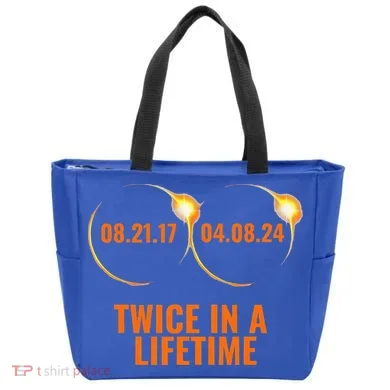 Solar Eclipse 2024 Twice In A Lifetime Solar Eclipse Tote Bag