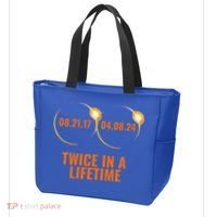 Solar Eclipse 2024 Twice In A Lifetime Solar Eclipse Tote Bag thumb 3