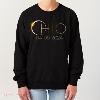 Solar Eclipse 2024 State Ohio Total Solar Eclipse Women's Sweatshirt