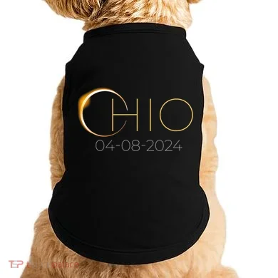 Solar Eclipse 2024 State Ohio Total Solar Eclipse Doggie Tank