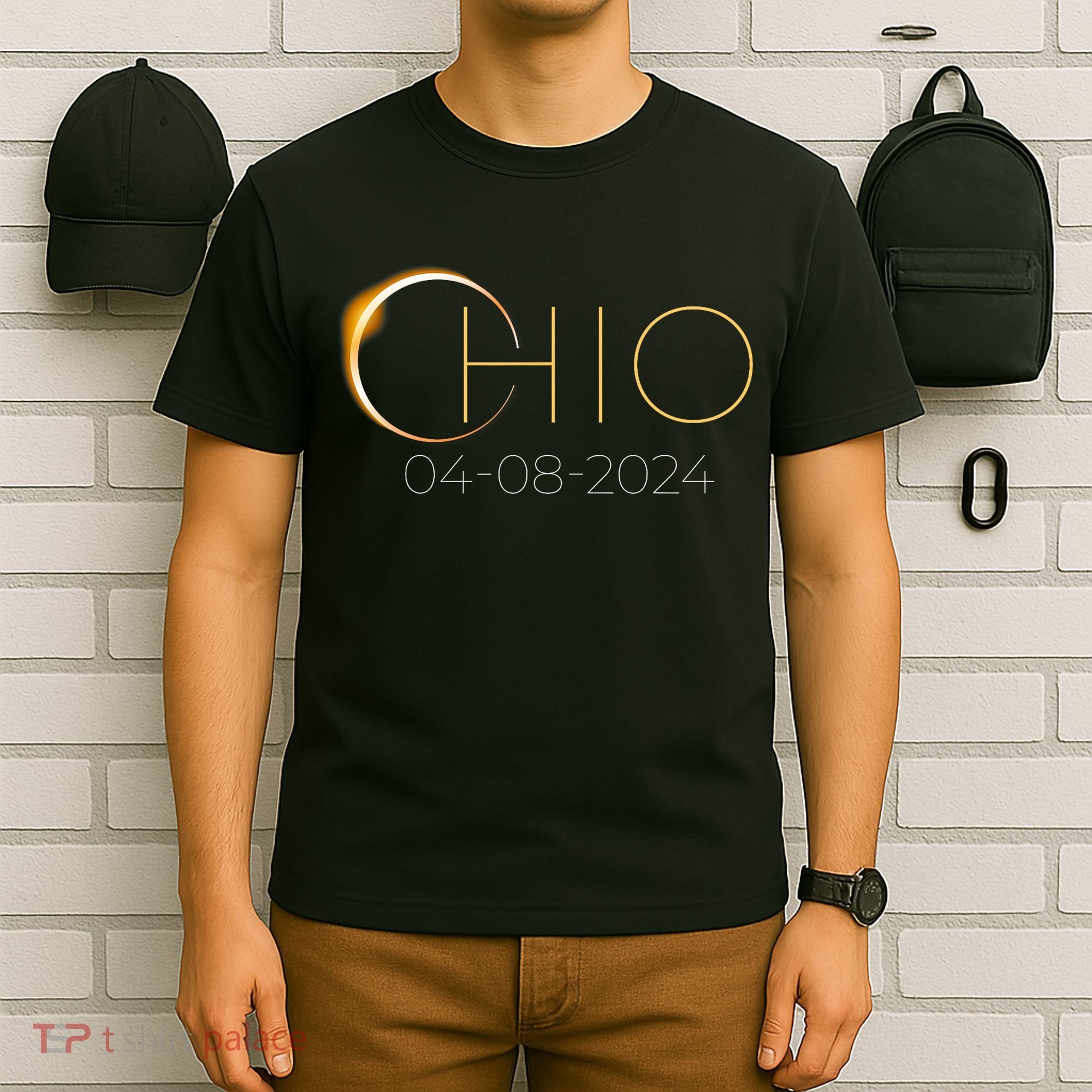 Solar Eclipse 2024 State Ohio Total Solar Eclipse T-Shirt