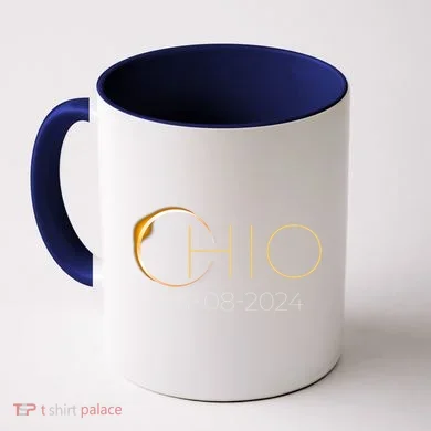 Solar Eclipse 2024 State Ohio Total Solar Eclipse Coffee Mug