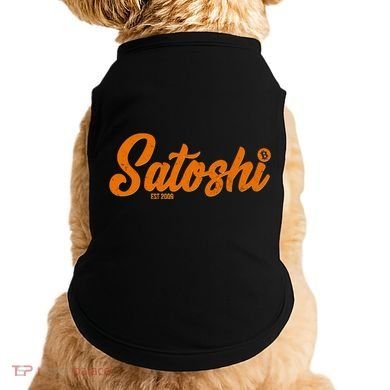 Satoshi Est 2009 Cryptocurrency Doggie Tank