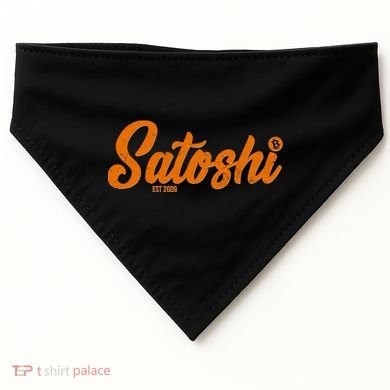 Satoshi Est 2009 Cryptocurrency USA-Made Doggie Bandana