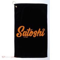 Satoshi Est 2009 Cryptocurrency Golf Towel thumb 0