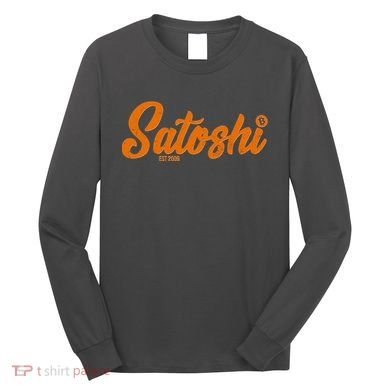 Satoshi Est 2009 Cryptocurrency Long Sleeve Shirt