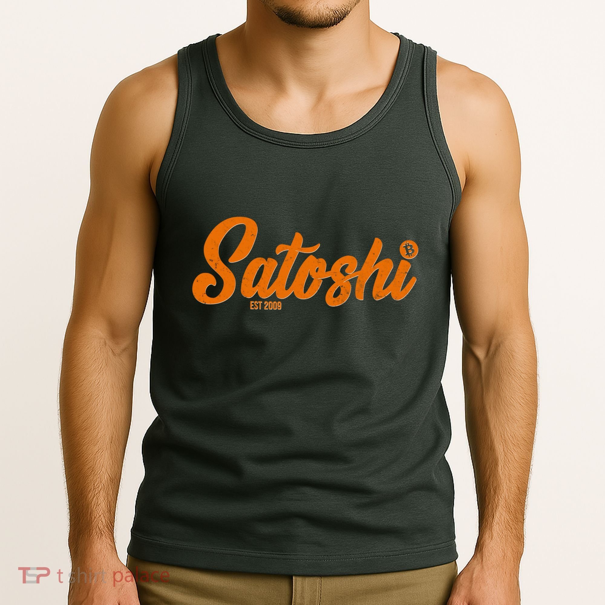 Satoshi Est 2009 Cryptocurrency Tank Top