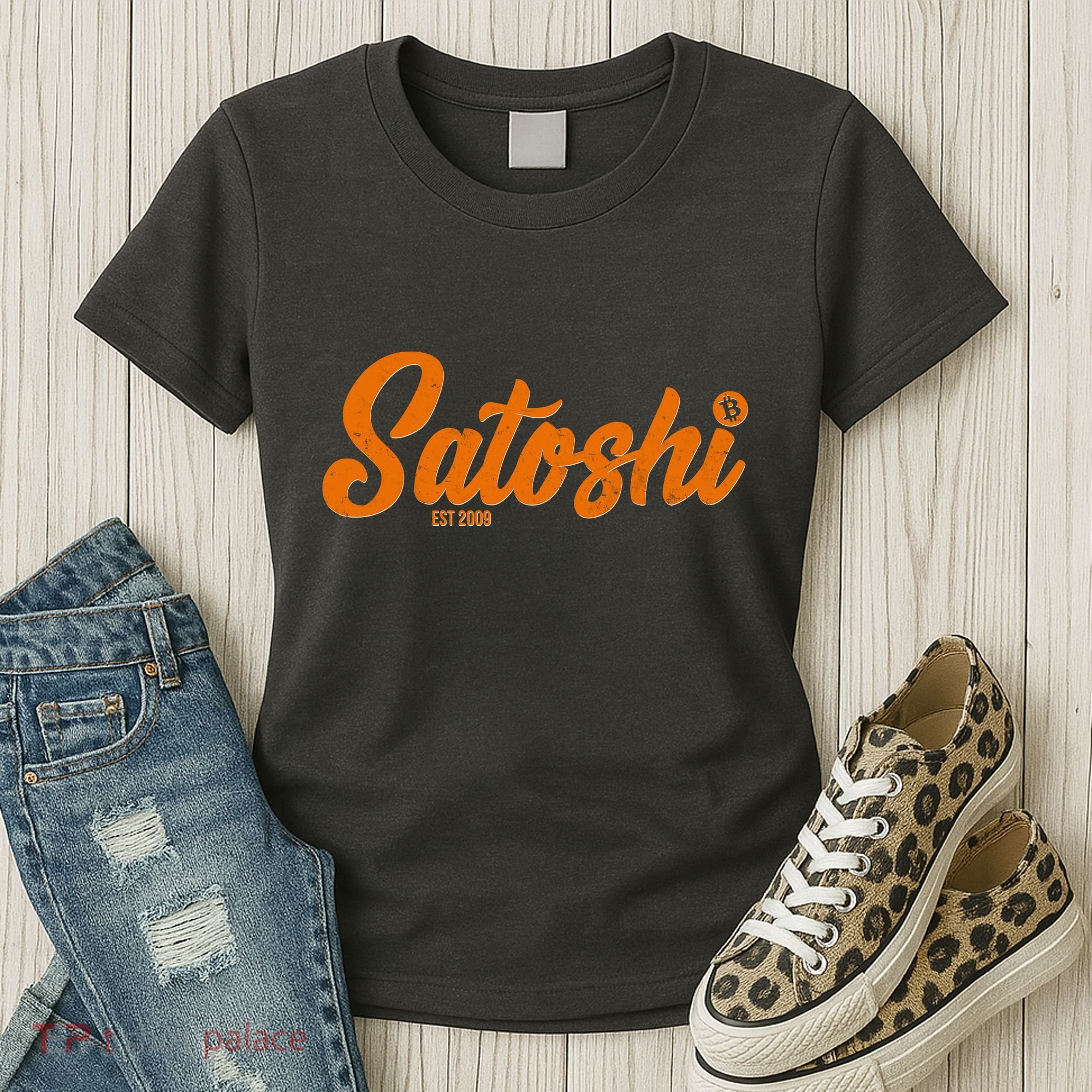 Satoshi Est 2009 Cryptocurrency Women's T-Shirt