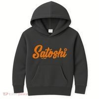 Satoshi Est 2009 Cryptocurrency Kids Hoodie thumb 0