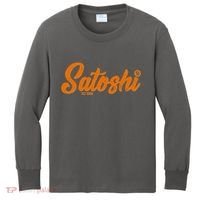 Satoshi Est 2009 Cryptocurrency Kids Long Sleeve Shirt thumb 0
